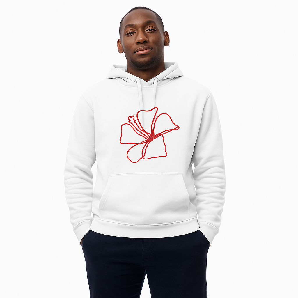 Herren Boxy Hoodie aus Baumwoll-Polyester Mix