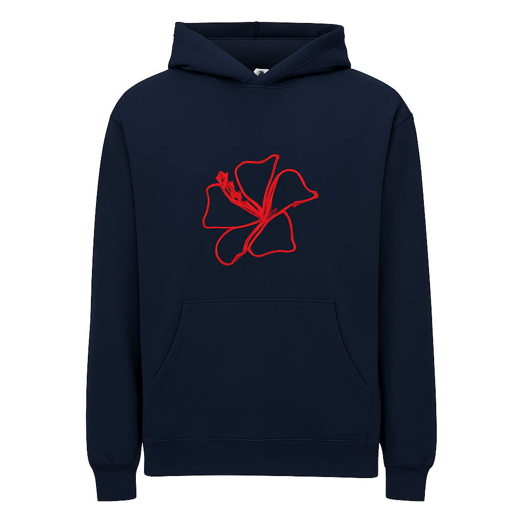 Herren Boxy Hoodie aus Baumwoll-Polyester Mix